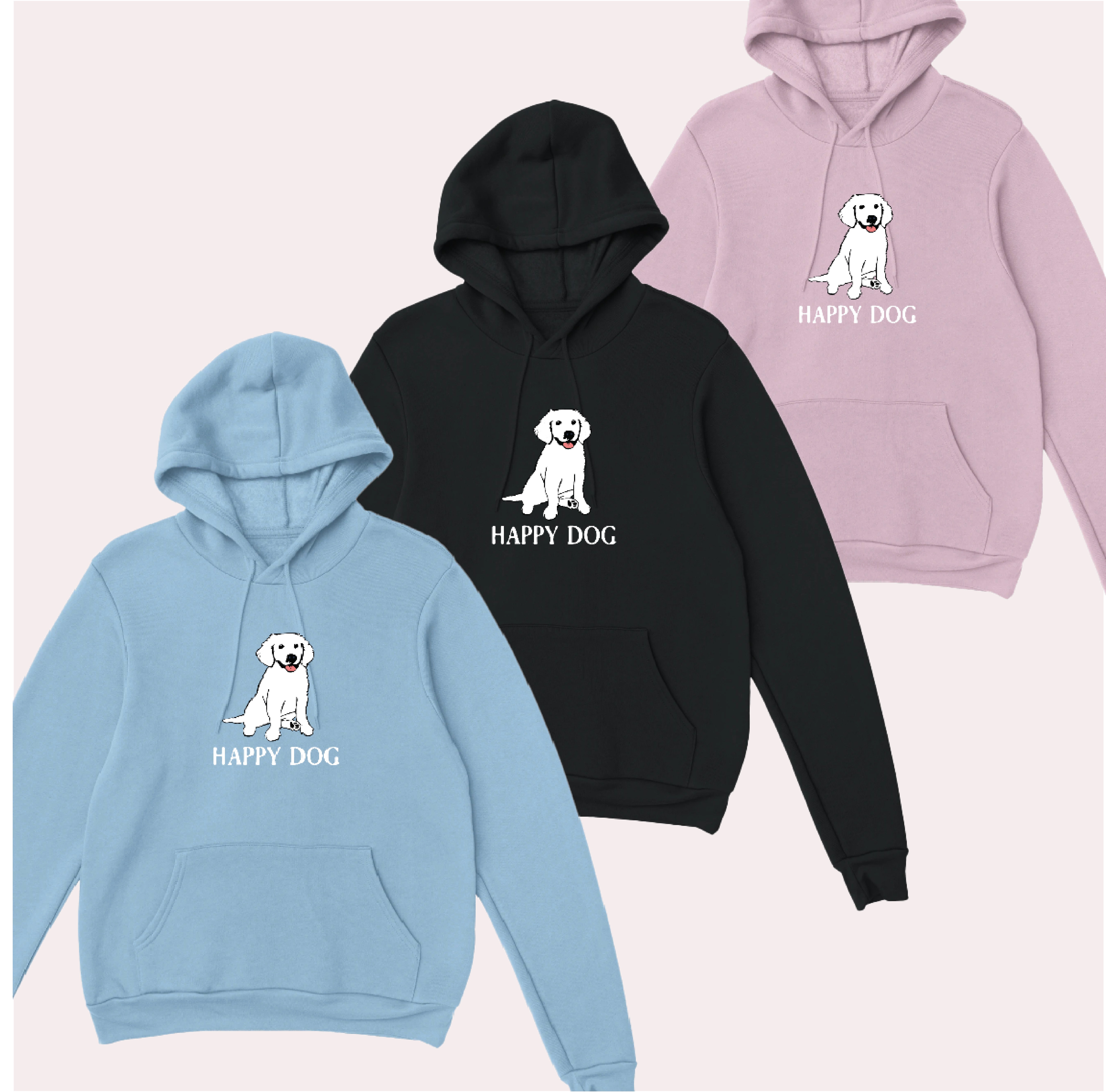 Happy Dog Hoodie